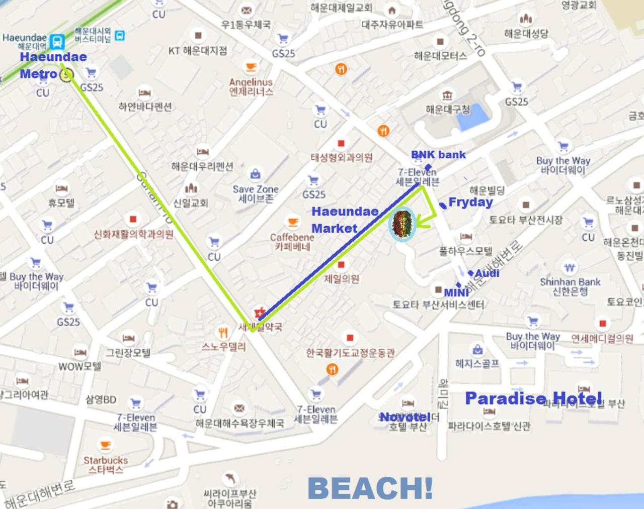 Backpackers' House Otel Busan Dış mekan fotoğraf